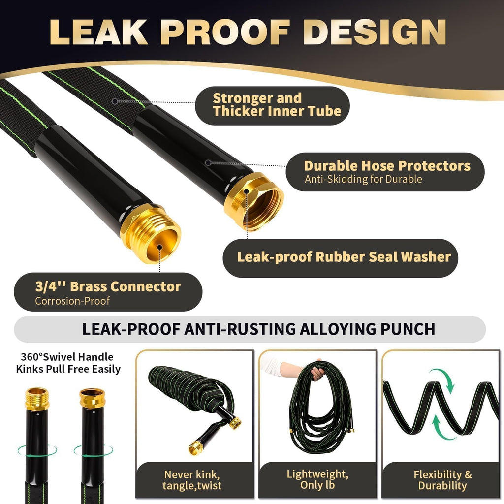 100 ft Heavy Duty No Kink Garden Hose Z16904