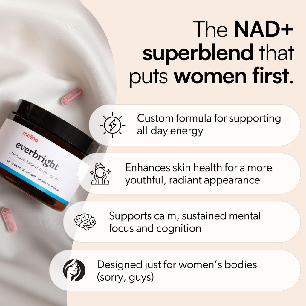 NAD+ Supplement with Nicotinamide Riboside NR, Citicoline, Pterostilbene & Astaxanthin, 30 Servings C7045