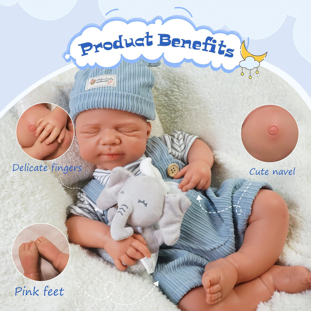 20 Inch Full Silicone Baby Doll K7458