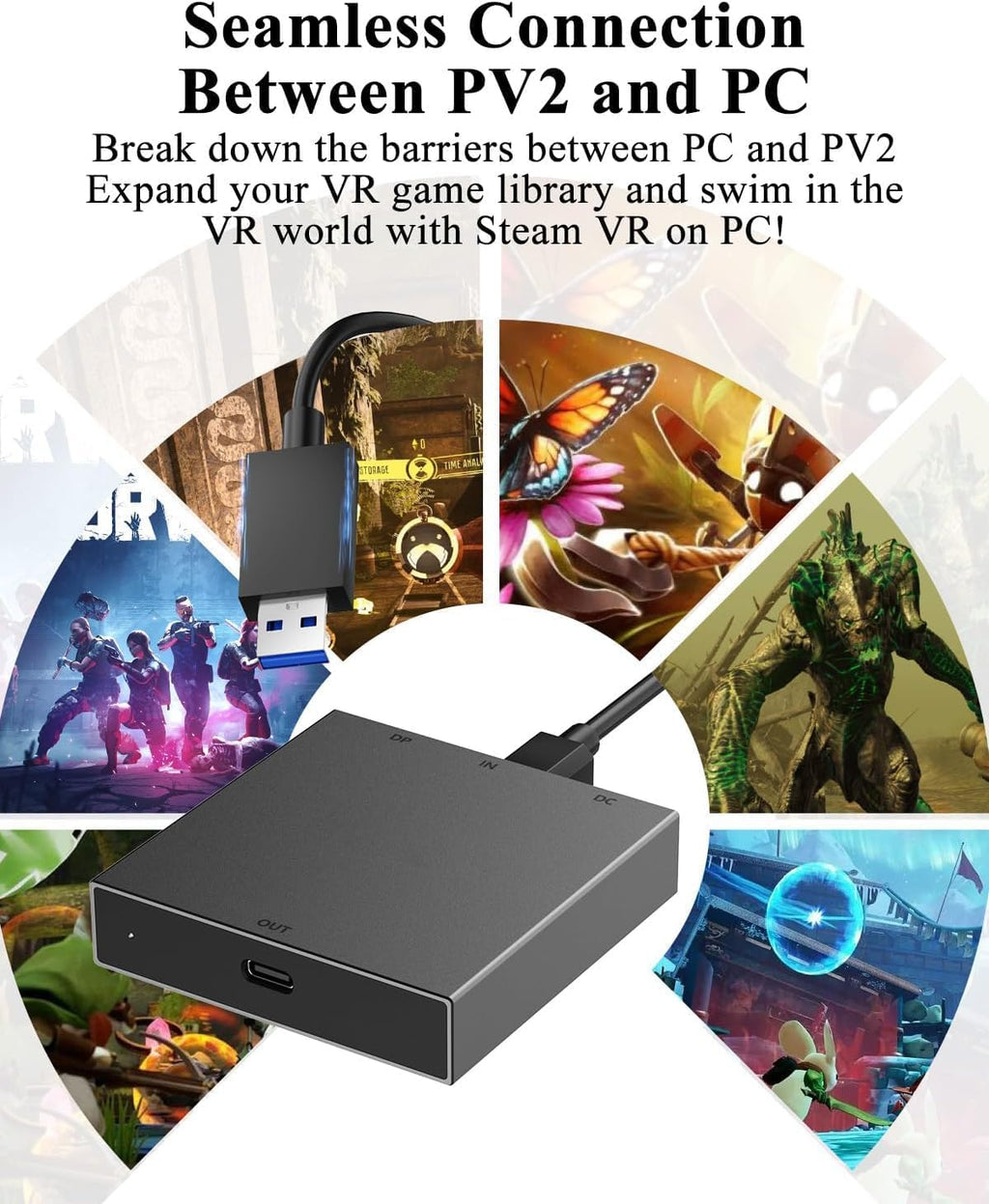 PC Adapter for VR2 Headset O262356