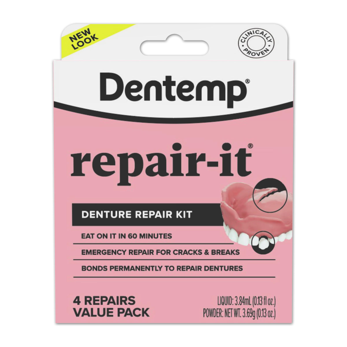 Denture Repair Kit 1 Pack 4 Count P99673