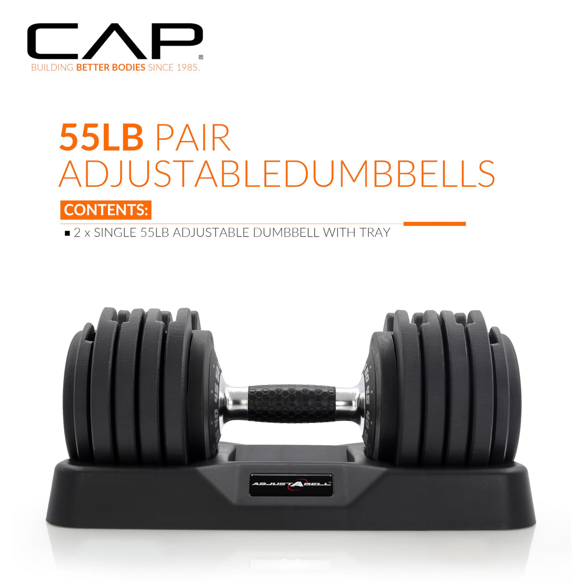 Adjustable Dumbbell Set 12.5 LB 25 LB 55 LB B206804