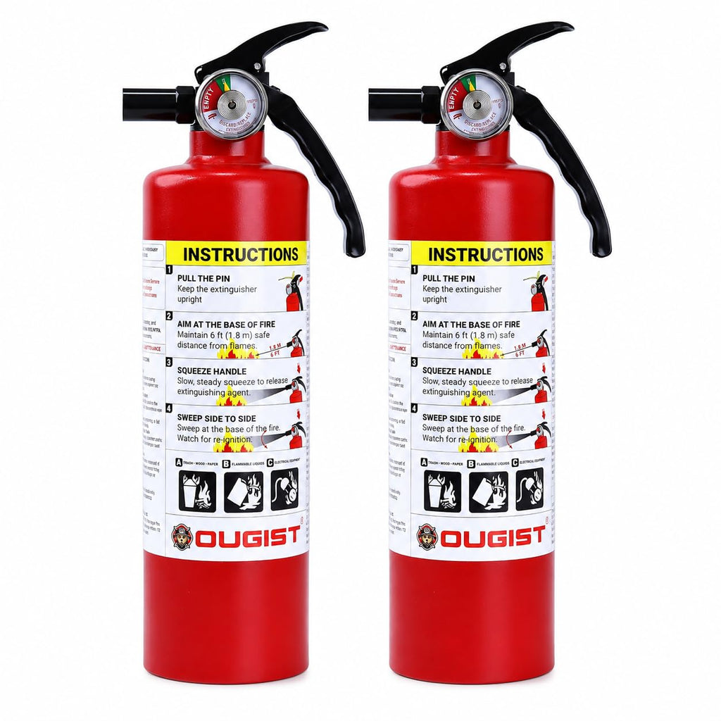 2.5 lb Dry Chemical ABC Fire Extinguisher, 2 Pack A34951
