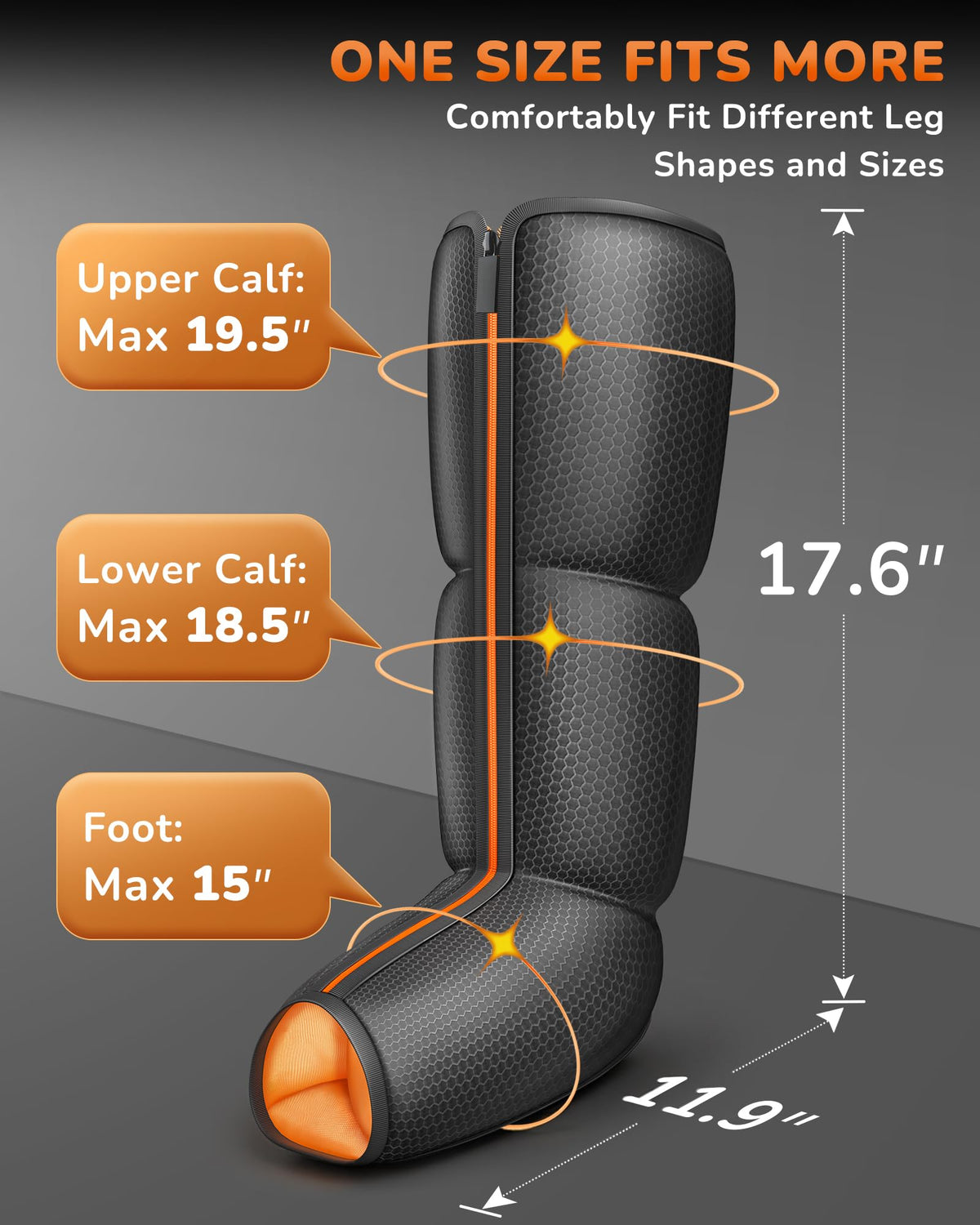 Leg Compression Massager with Heat F43383