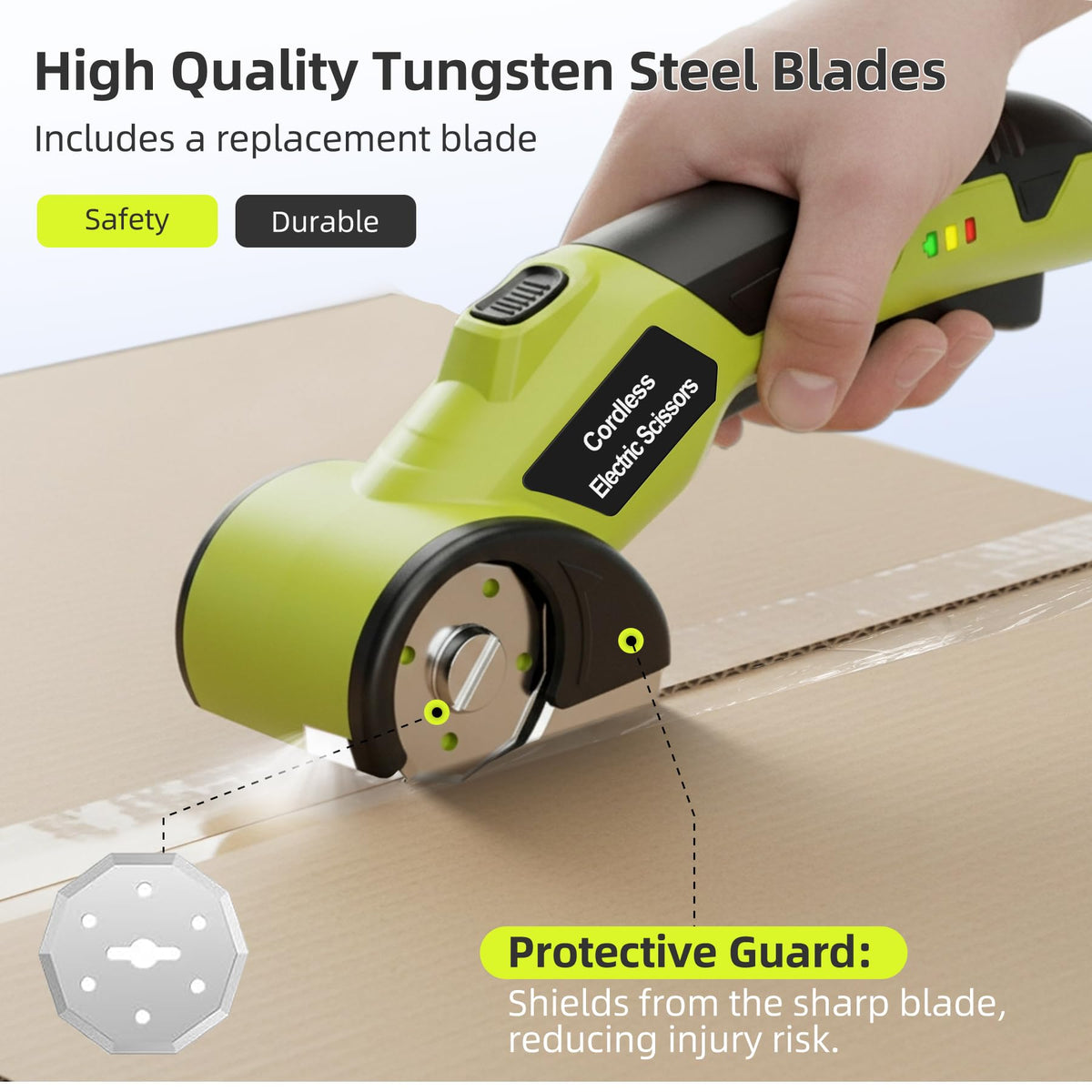 Cordless Electric Cutter with 2 Rotary Blades B24722