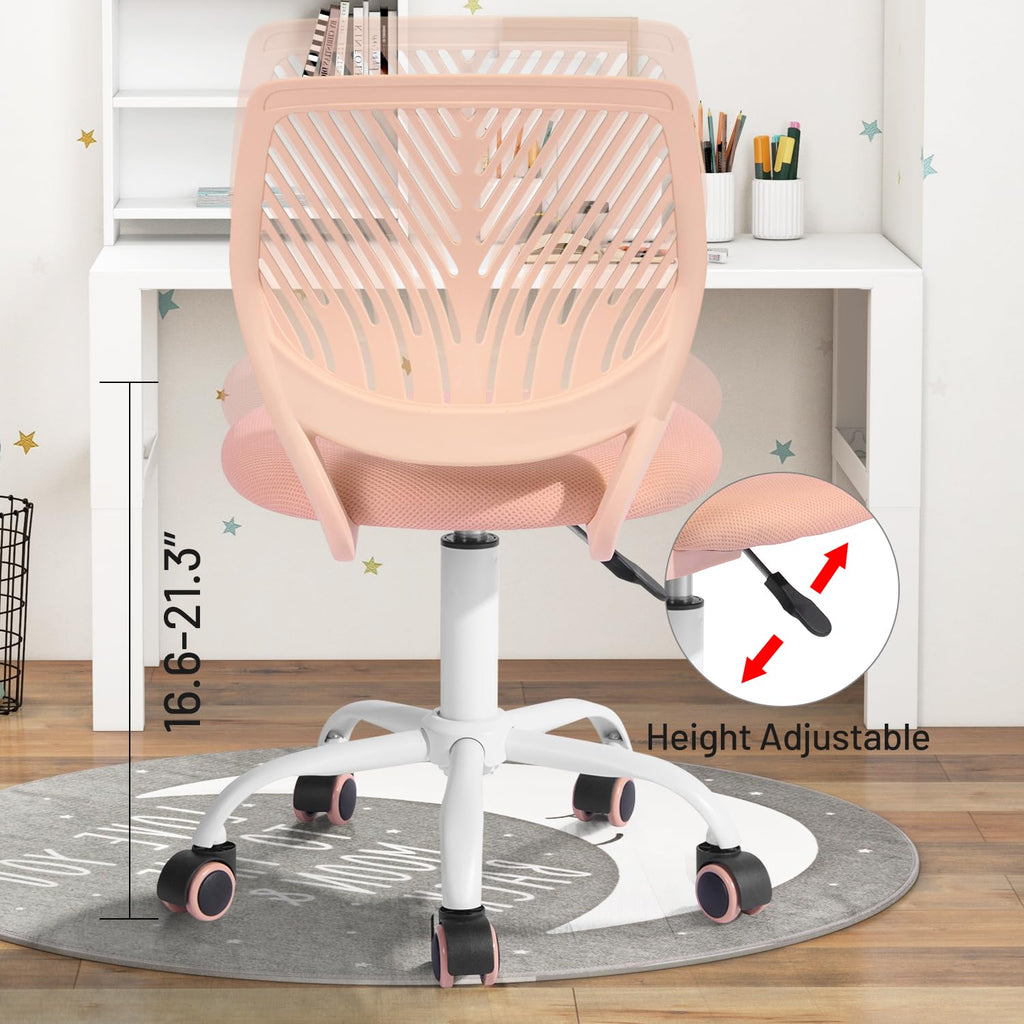 Armless Adjustable Swivel Mesh Task Chair Q479
