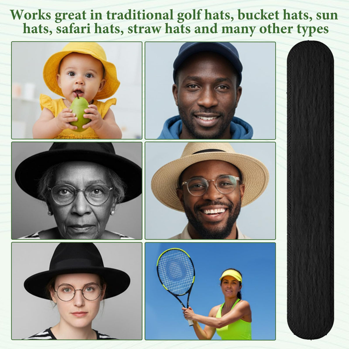 30 Pcs Disposable Hat Sweat Liner Sweatband Inserts Q2725