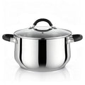 6 Quart Stainless Steel Induction Stock Pot with Lid J7229