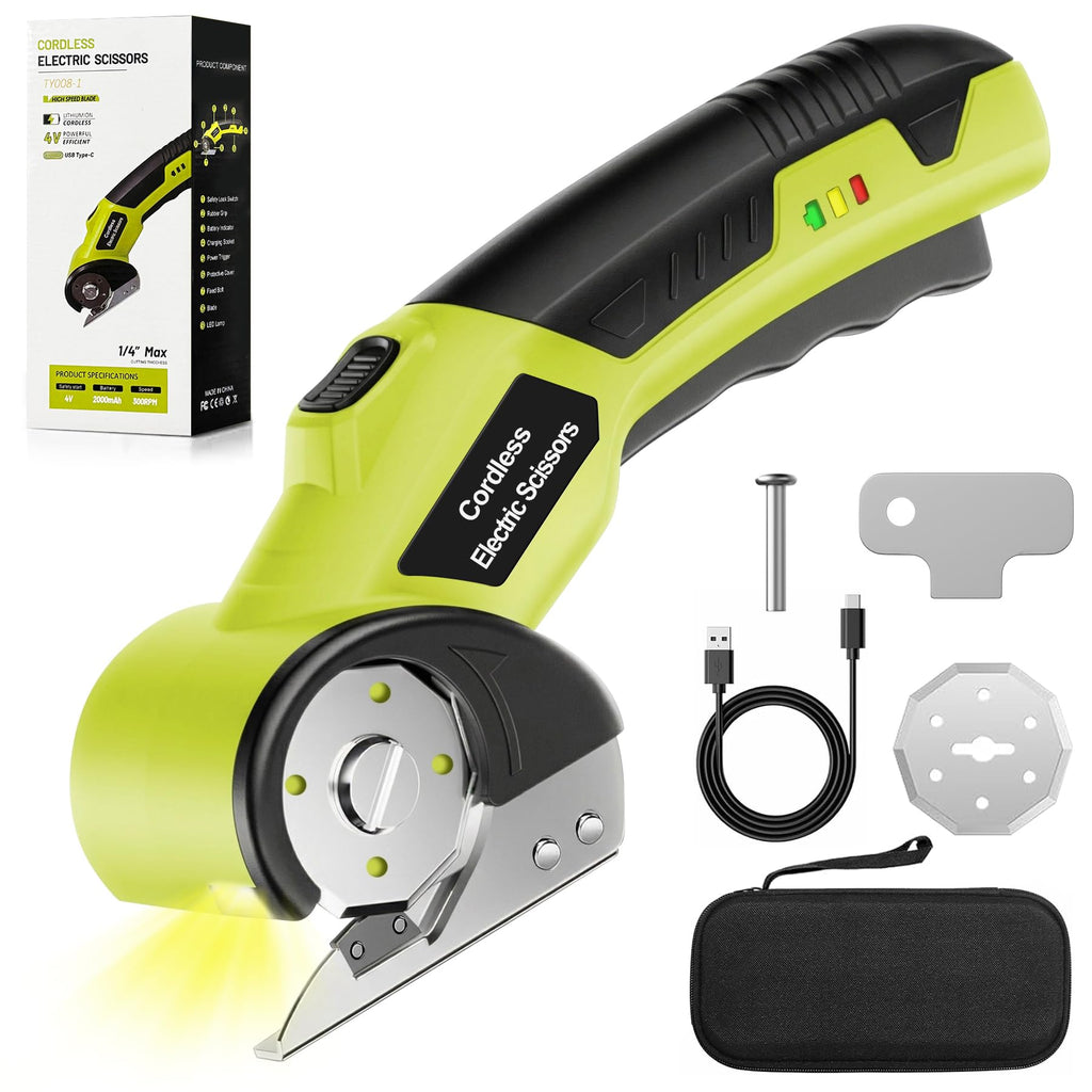 Cordless Electric Cutter with 2 Rotary Blades B24722