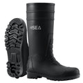 Men's Steel-Toe Waterproof Rubber Rain Boots Q22343
