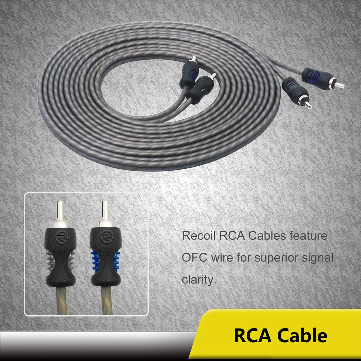 4 Gauge CCA Amplifier Wiring Kit with OFC RCA Cable E6607