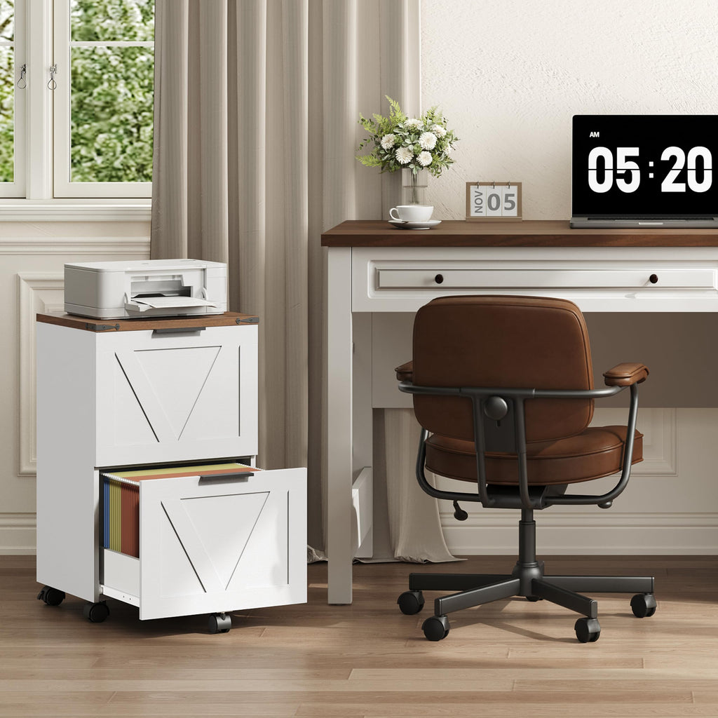 2 Drawers Rolling File Cabinet F4893