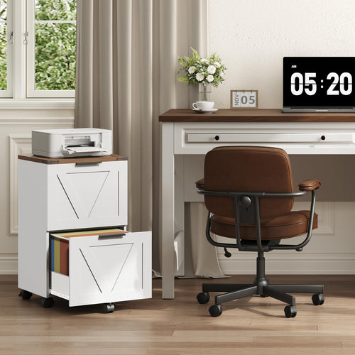 2 Drawers Rolling File Cabinet F4893