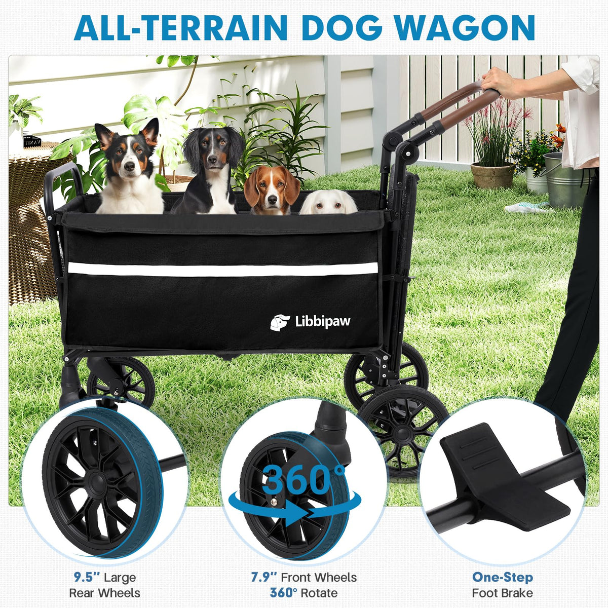 Foldable Dog Wagon Z969394