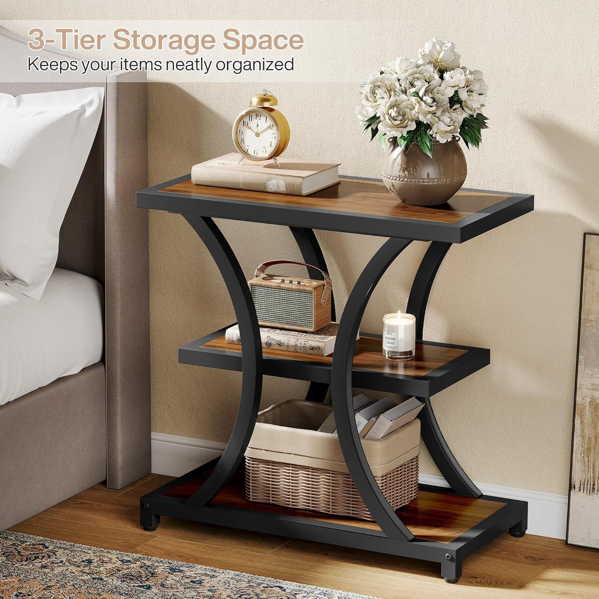 3-Tier Storage End Table N861163