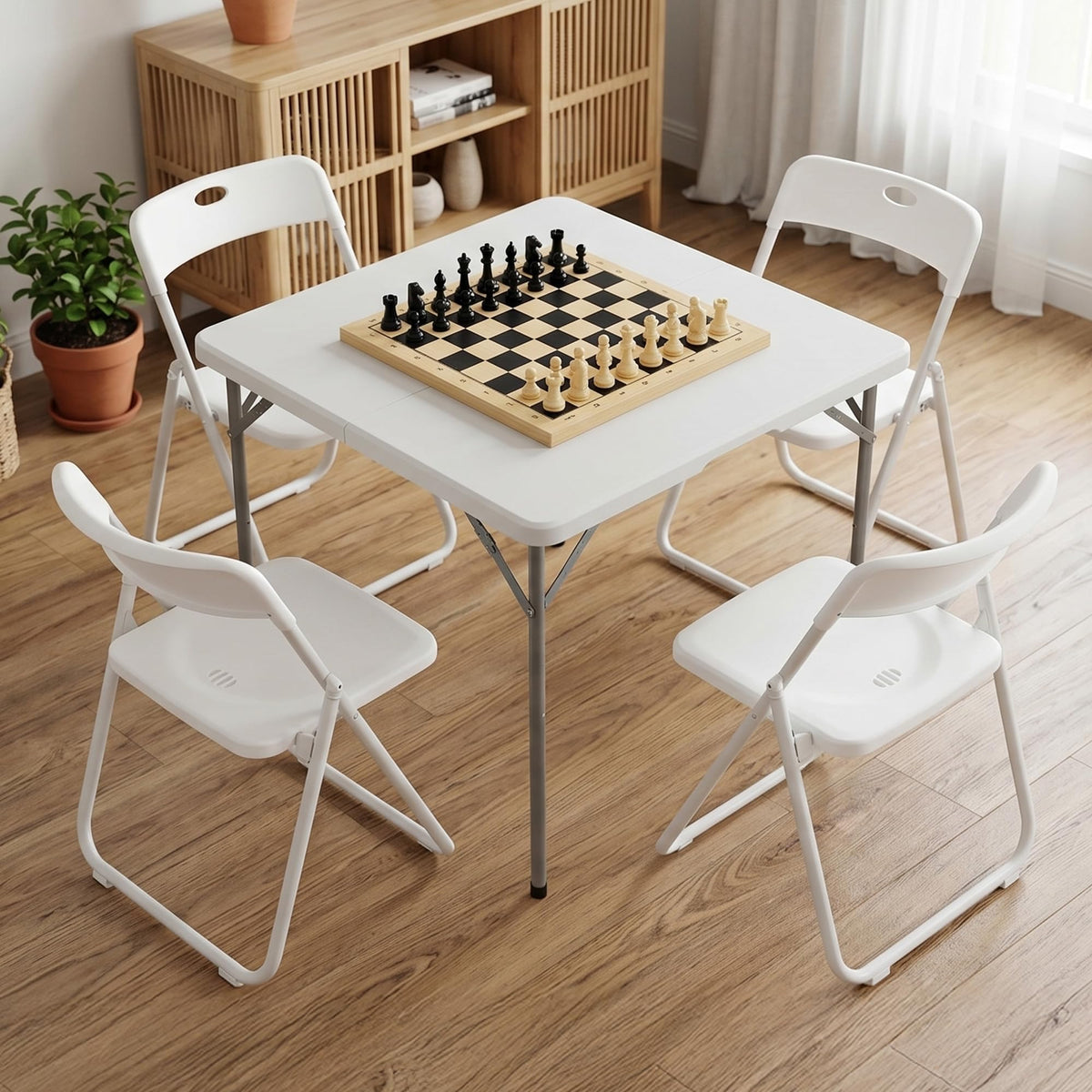 34Inch Square Folding Card Table S499