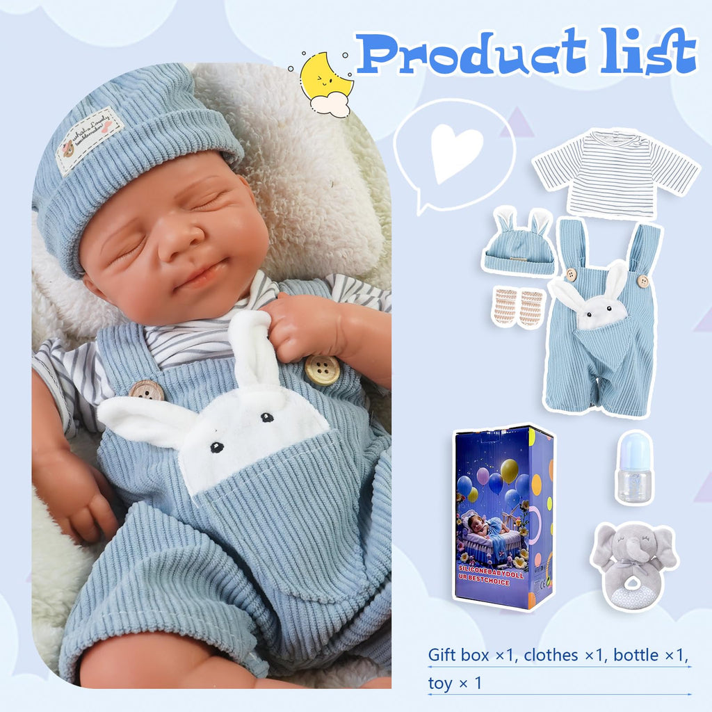 20 Inch Full Silicone Baby Doll K7458