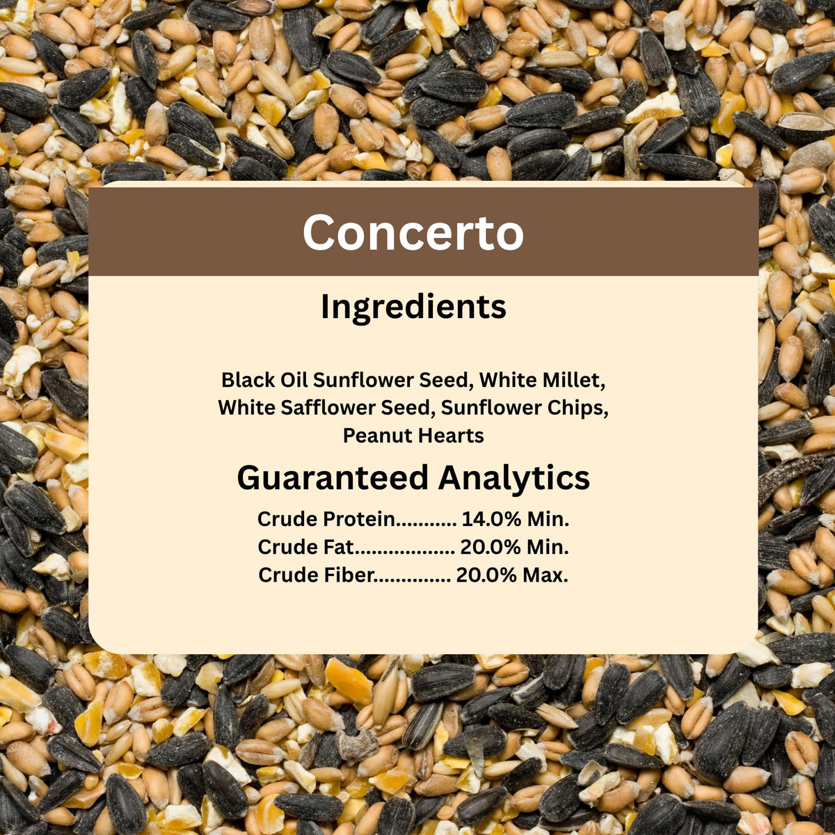 Wild Bird Seed 20 Pound Bag P3322