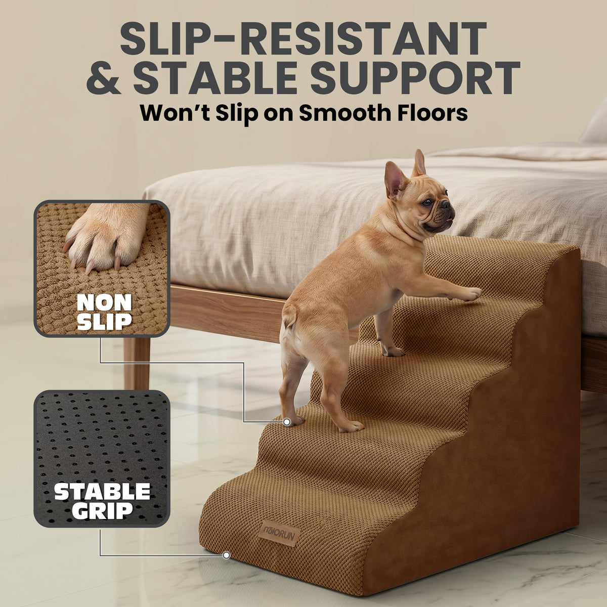 Dog Stairs for High Beds I7543