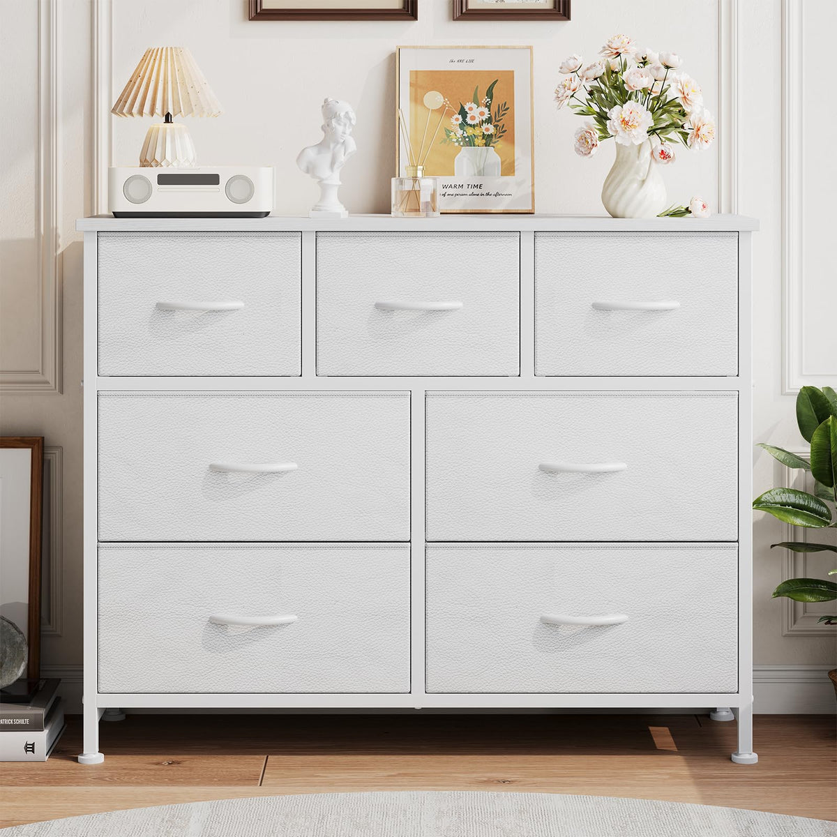 Fabric 7 Drawer Dresser H327120
