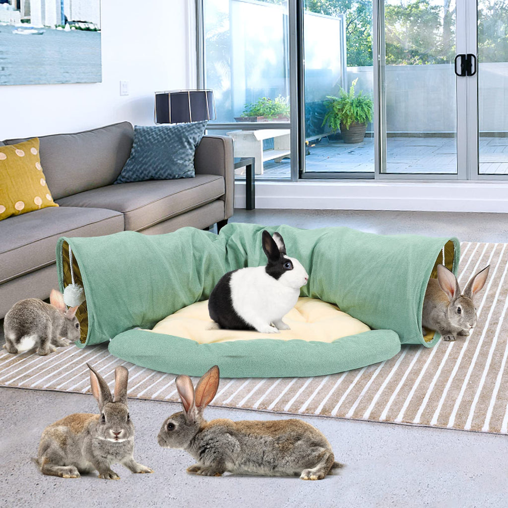 Collapsible Bunny Tunnel Bed with Mat J4775