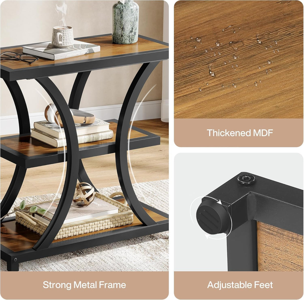 3-Tier Storage End Table N861163