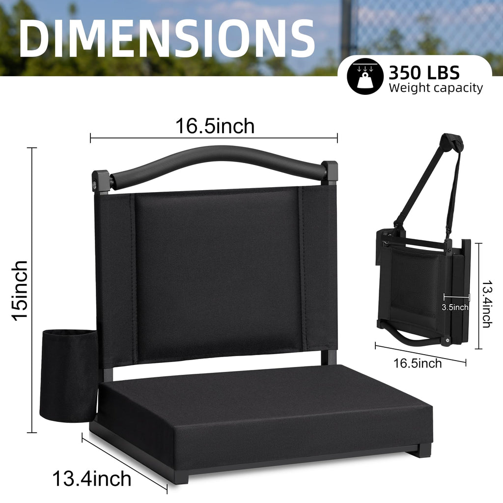 Stadium Seats with Back Support and Cushion U499