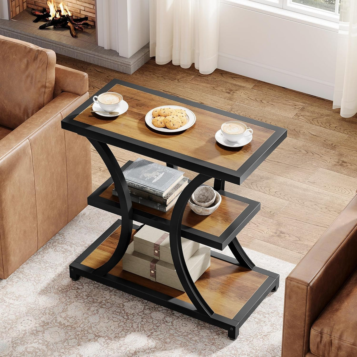 3-Tier Storage End Table N861163