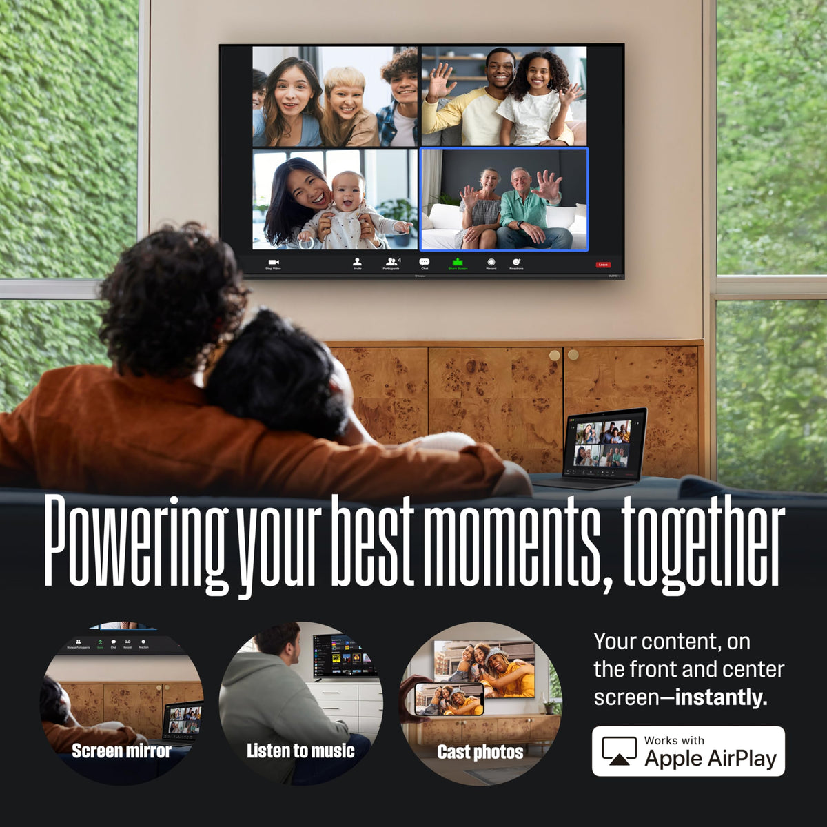 32-inch HD Smart Flat Screen TV with Voice Remote R60914