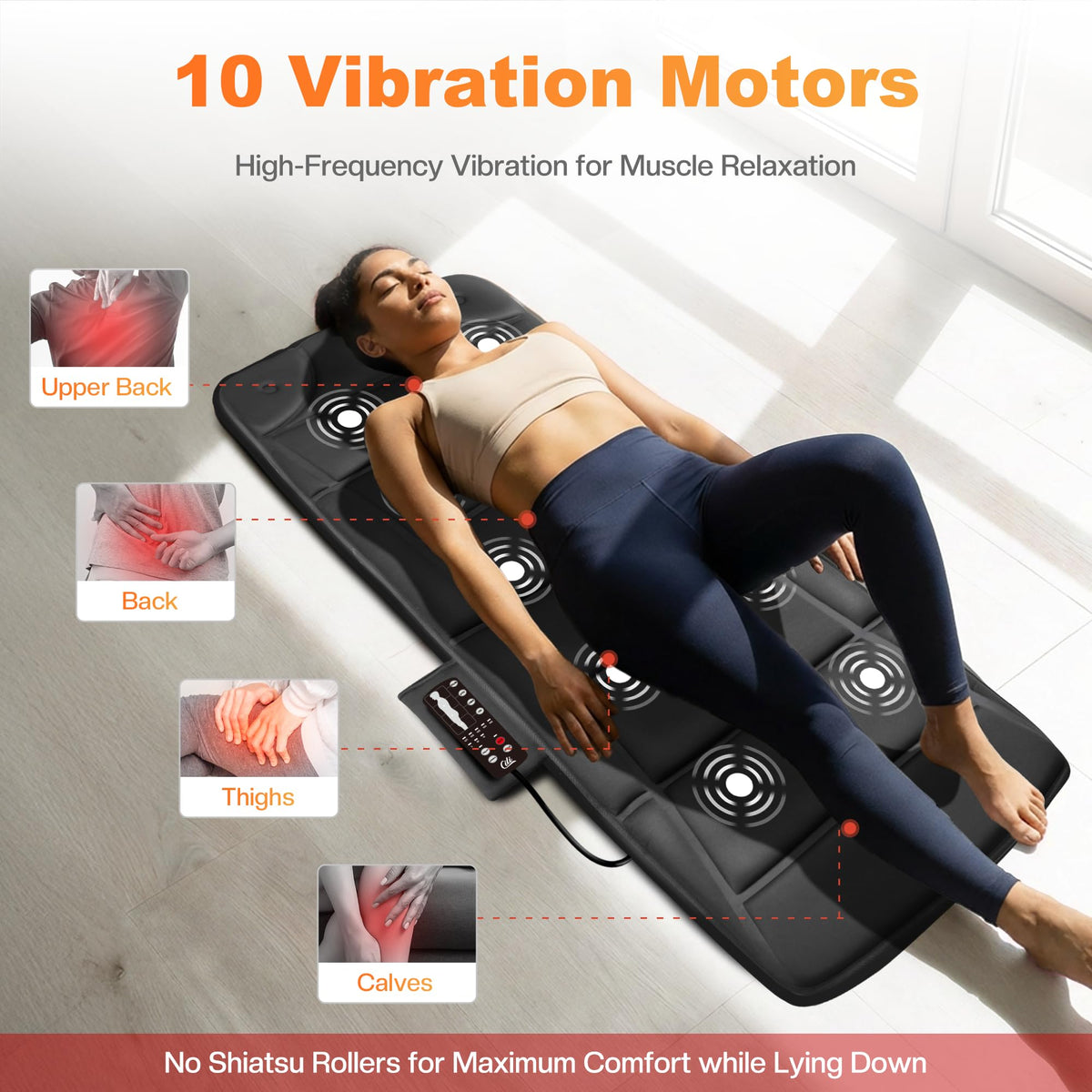 Full Body Massage Mat with Heat B8482