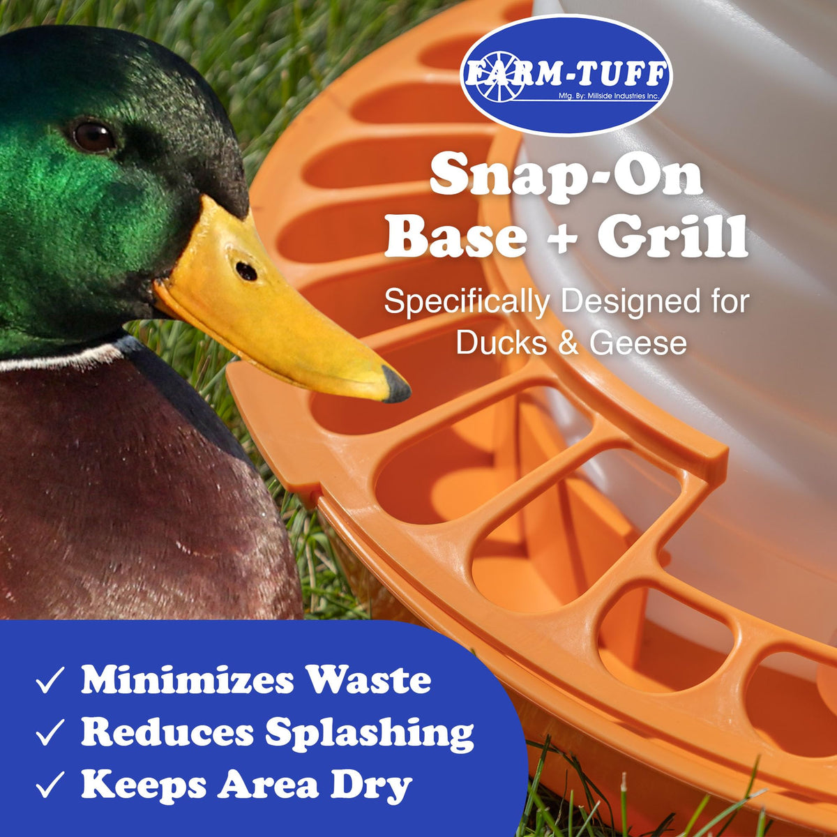 3 Gallon BPA-Free Plastic Poultry Waterer Y87307