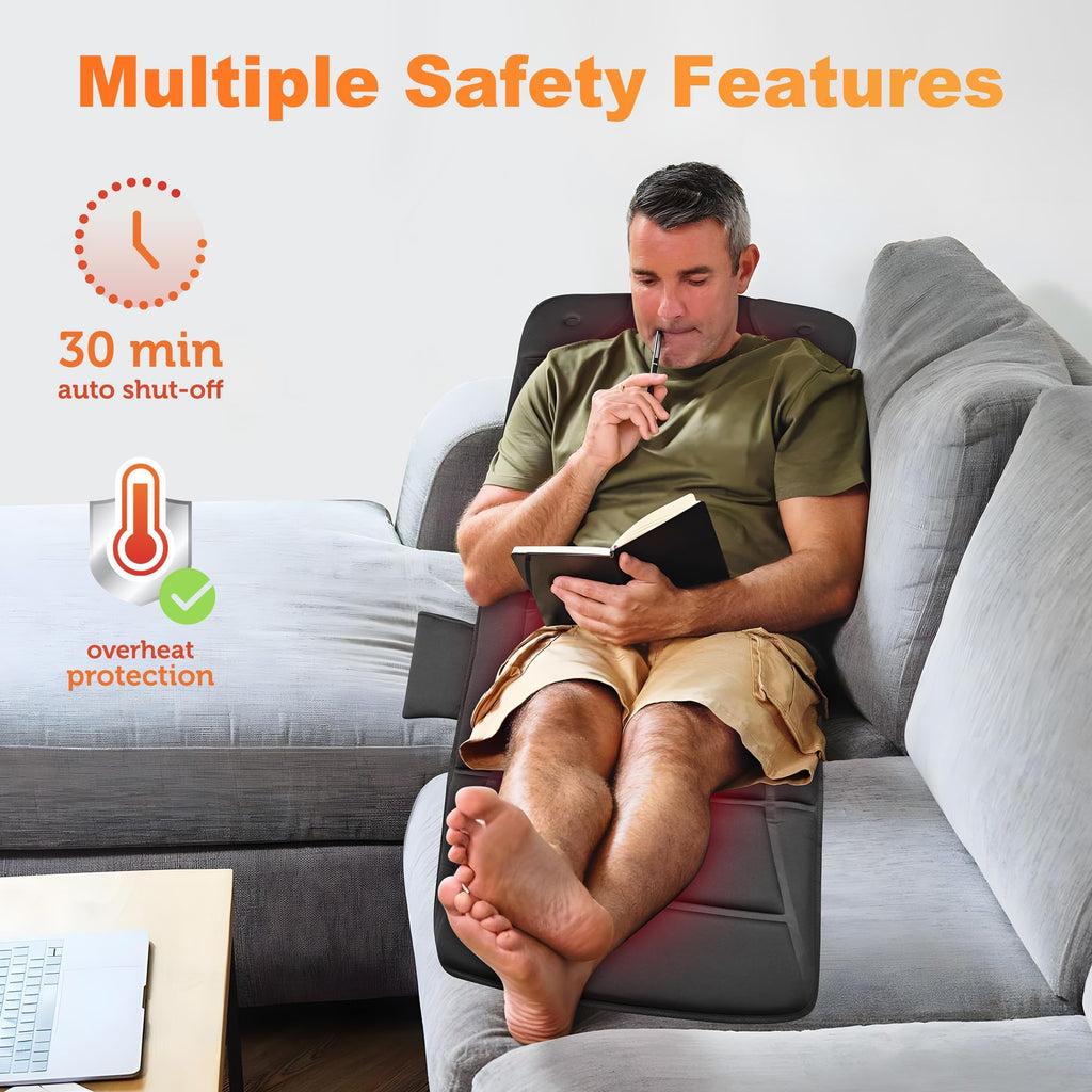 Full Body Massage Mat with Heat B8482