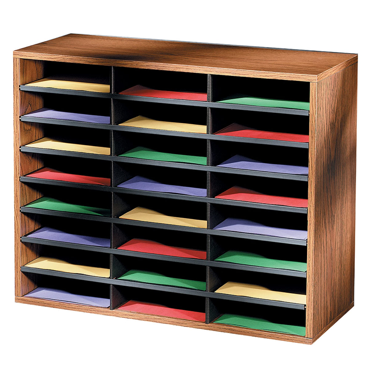 24-Compartment Letter Size Literature Organizer V4585