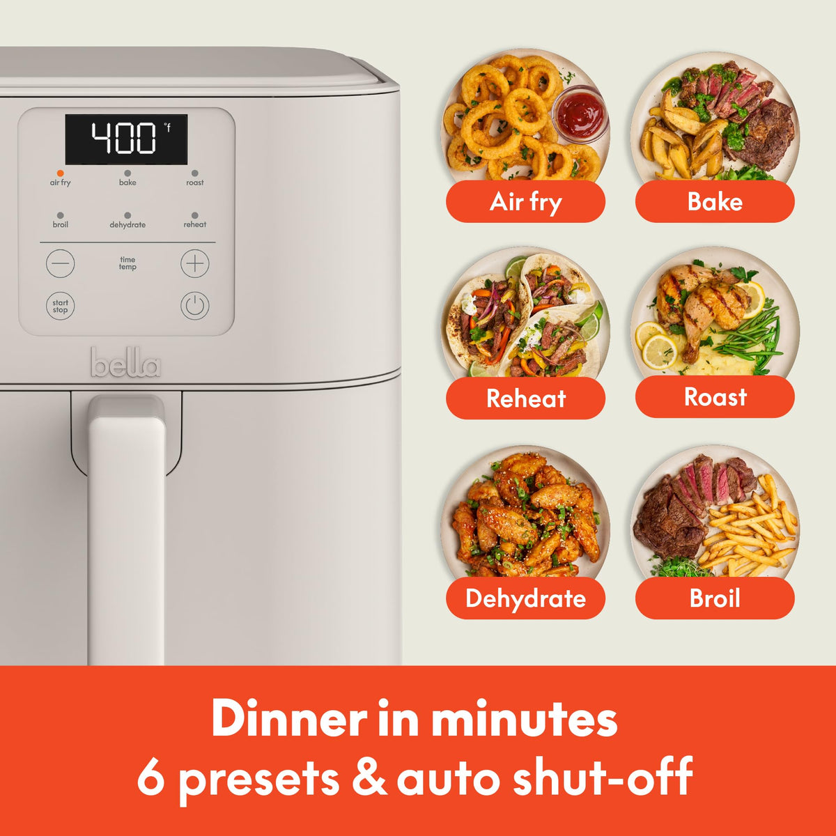 6qt Slim Air Fryer B3317