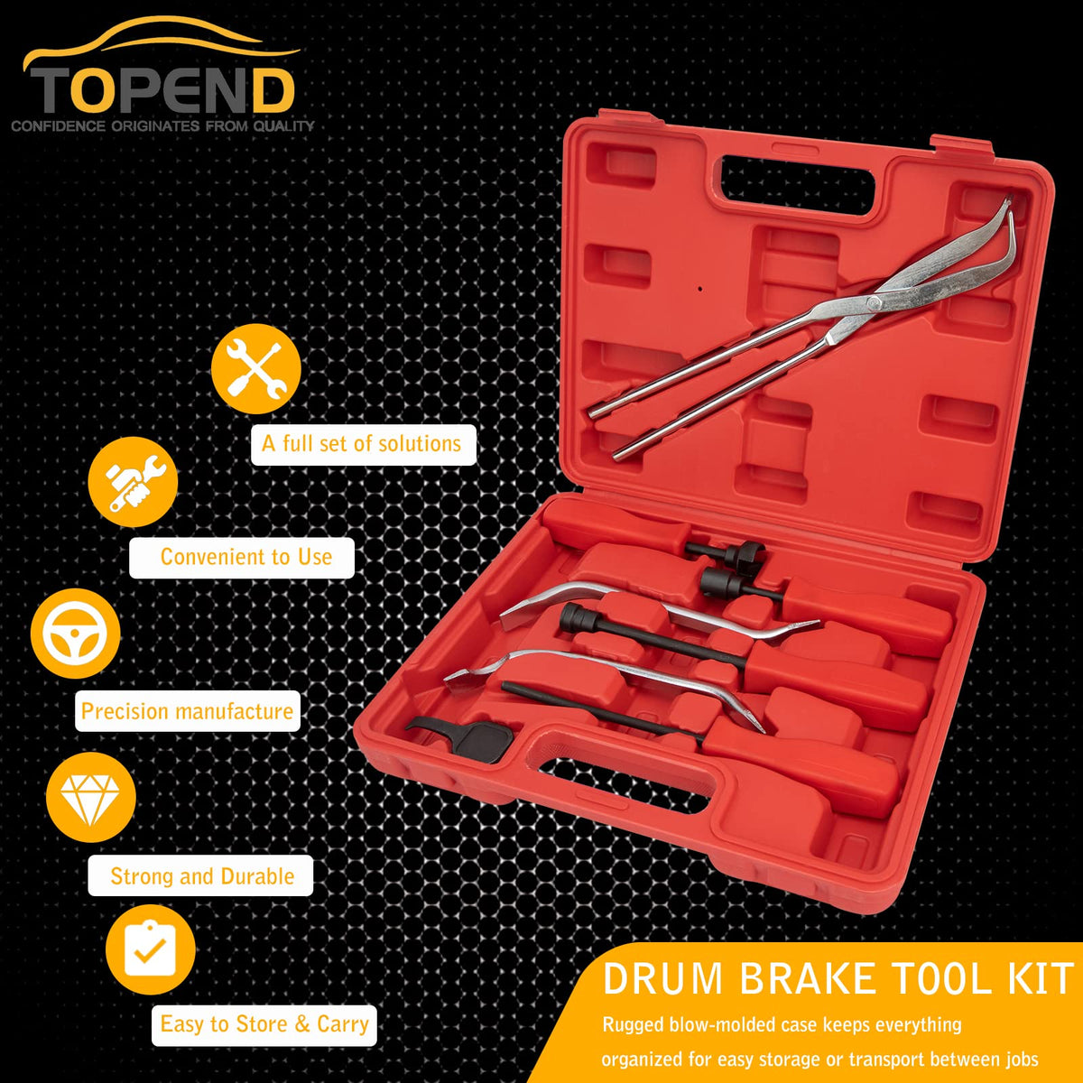 Drum Brake Tool Kit Set of 8 P754