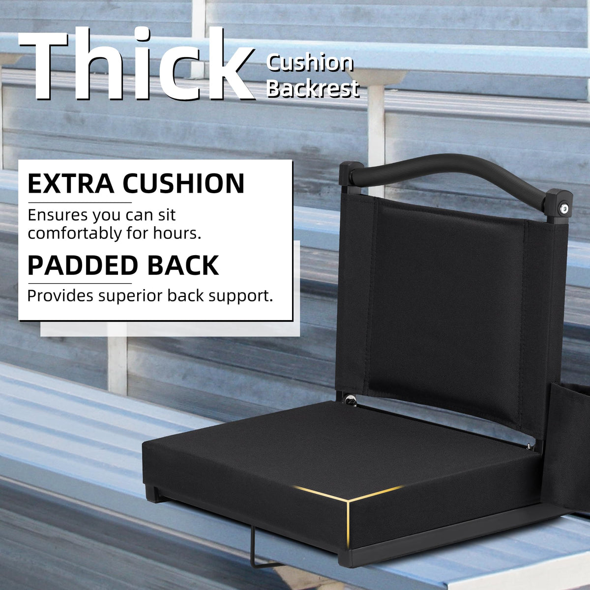 Stadium Seats with Back Support and Cushion U499