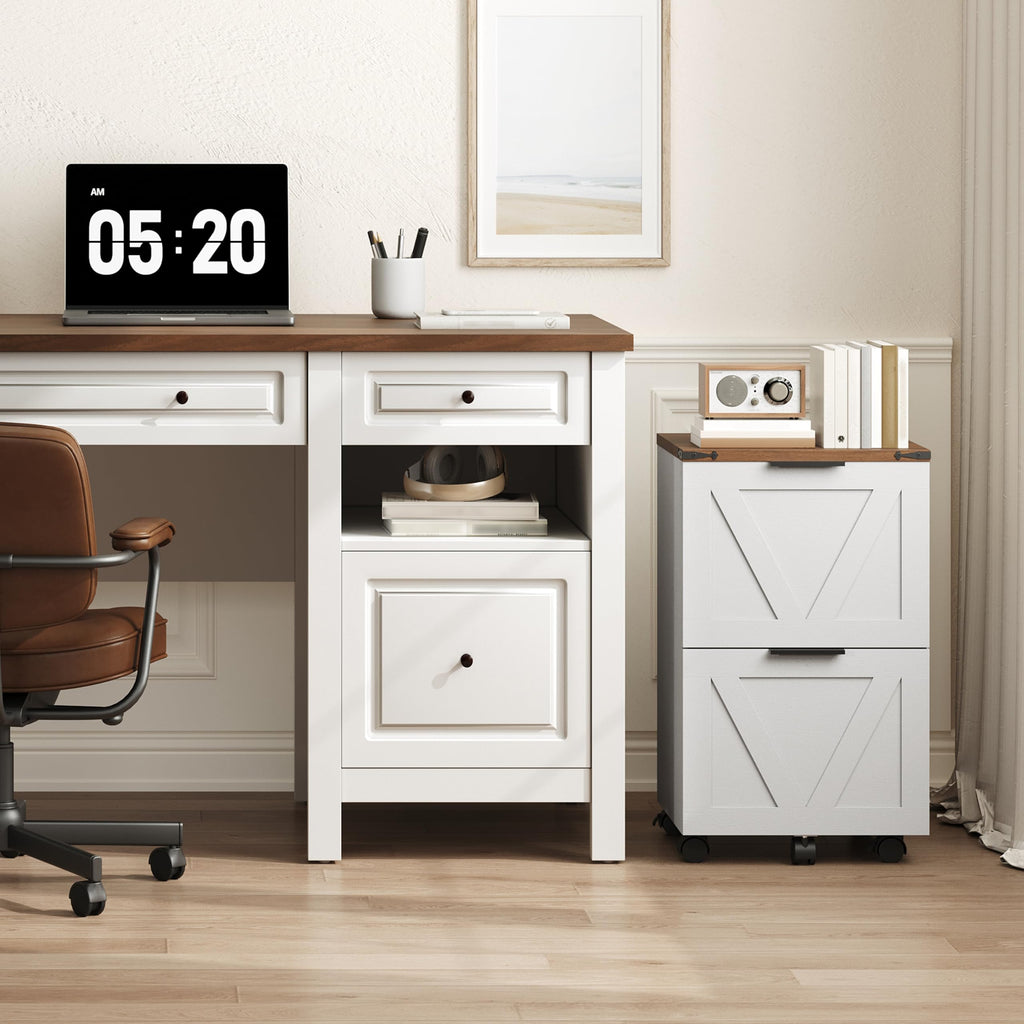 2 Drawers Rolling File Cabinet F4893