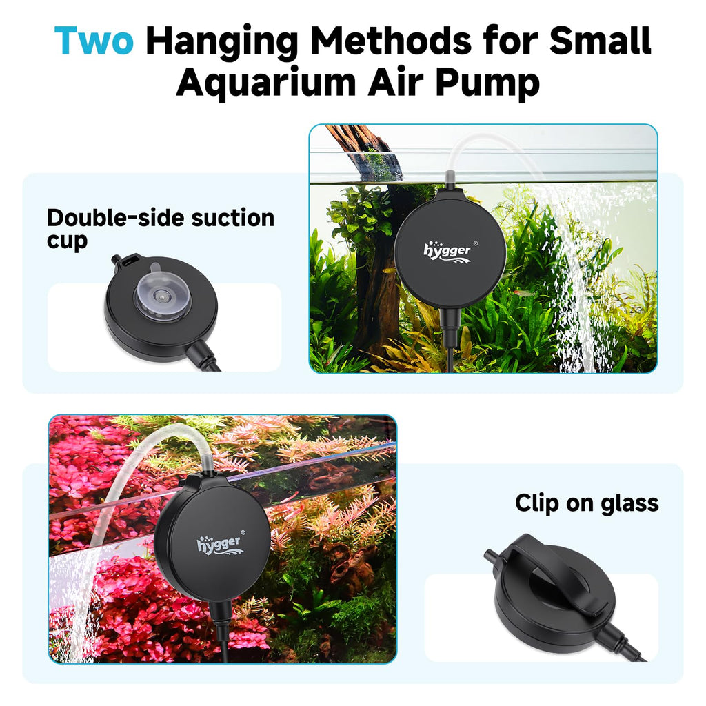 1.5 Watt Mini Aquarium Air Pump with Air Stone Tubing H96622