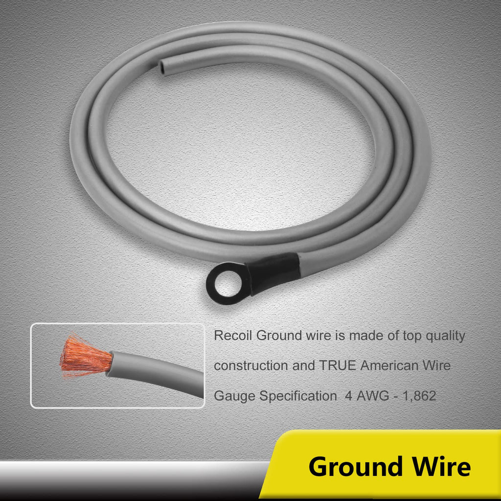 4 Gauge CCA Amplifier Wiring Kit with OFC RCA Cable E6607