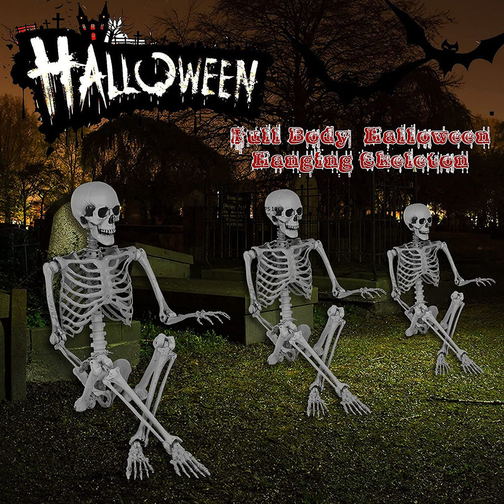 5.4ft Full Body Skeleton with Movable Joints N3469