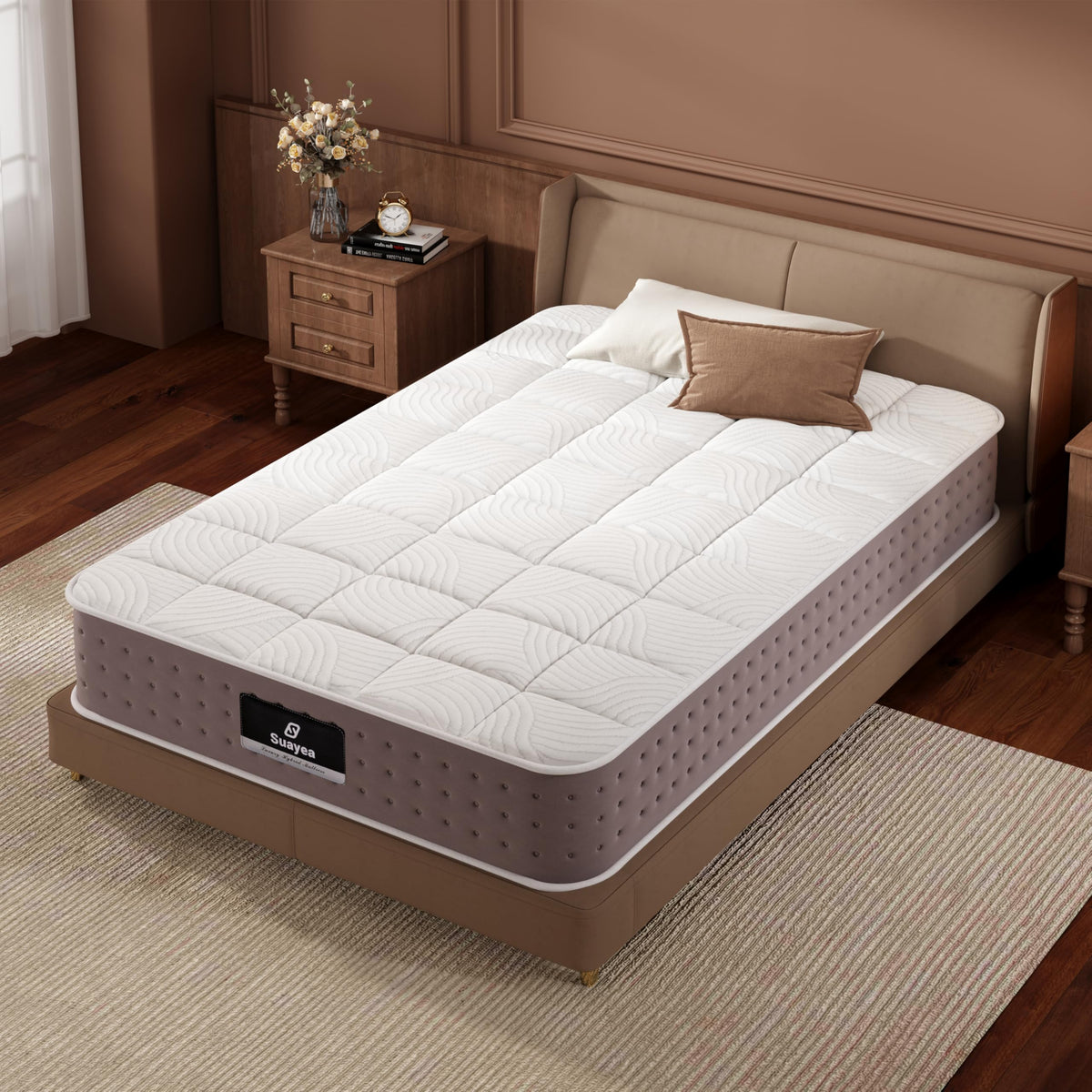 8 Inch Medium Firm Twin XL Hybrid Mattress N8940