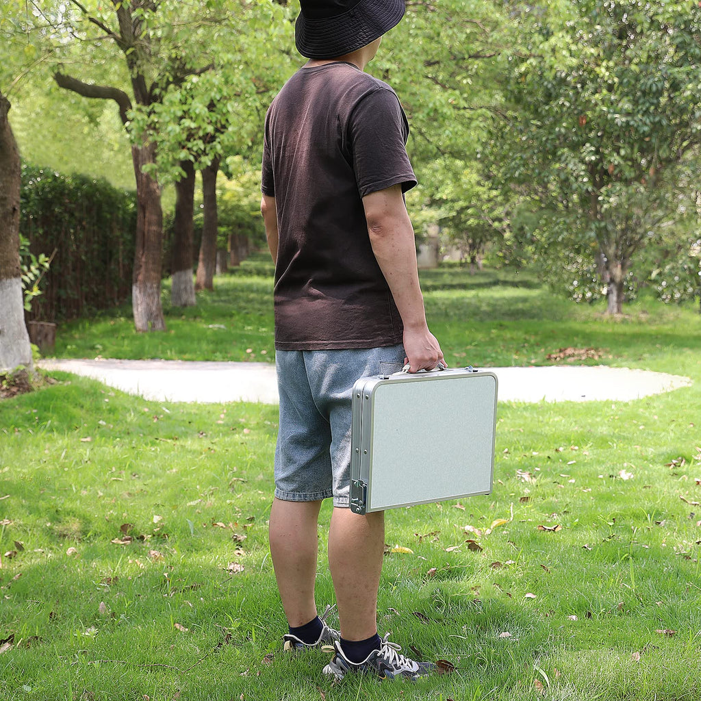 Folding Camping Table with Adjustable Legs L926931
