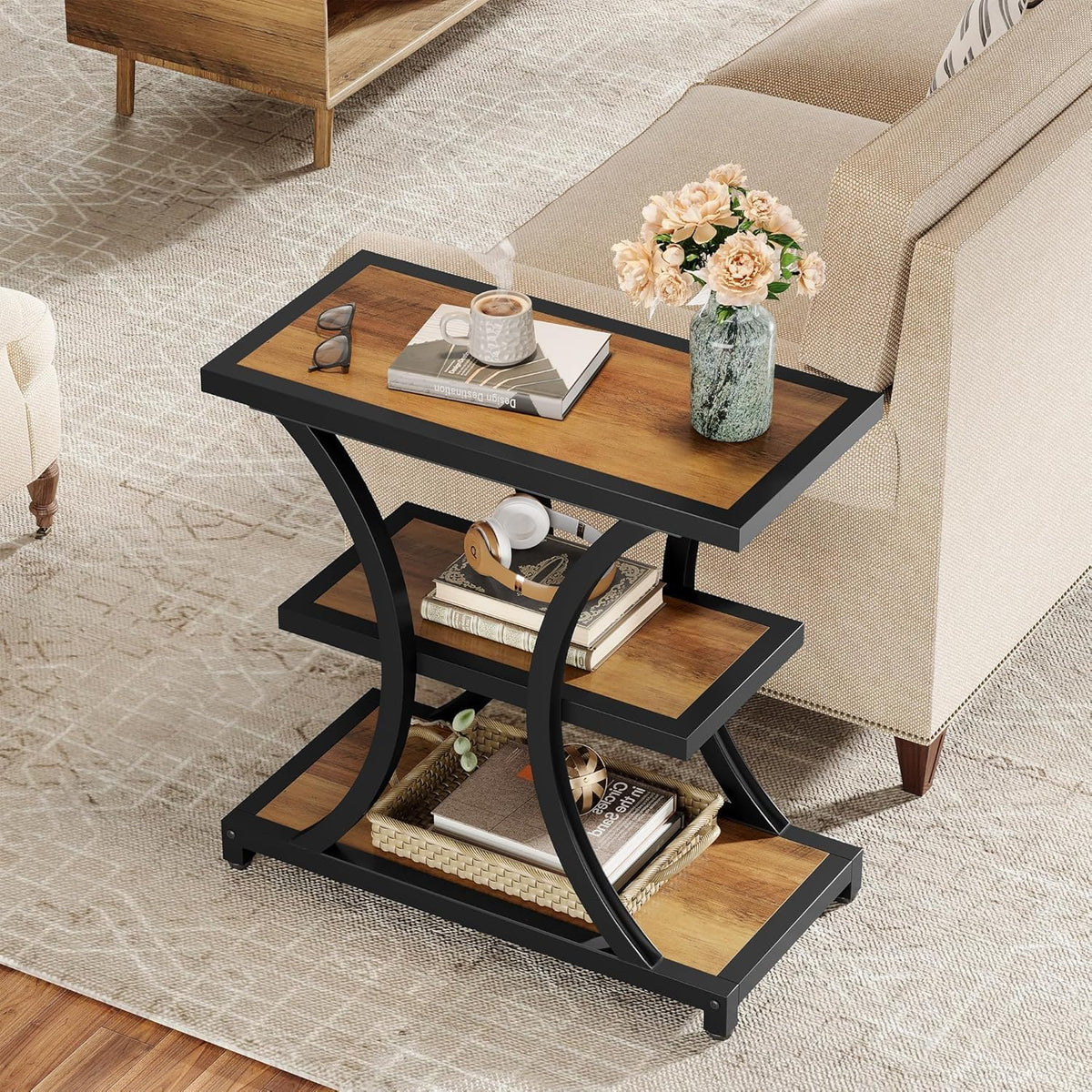 3-Tier Storage End Table N861163