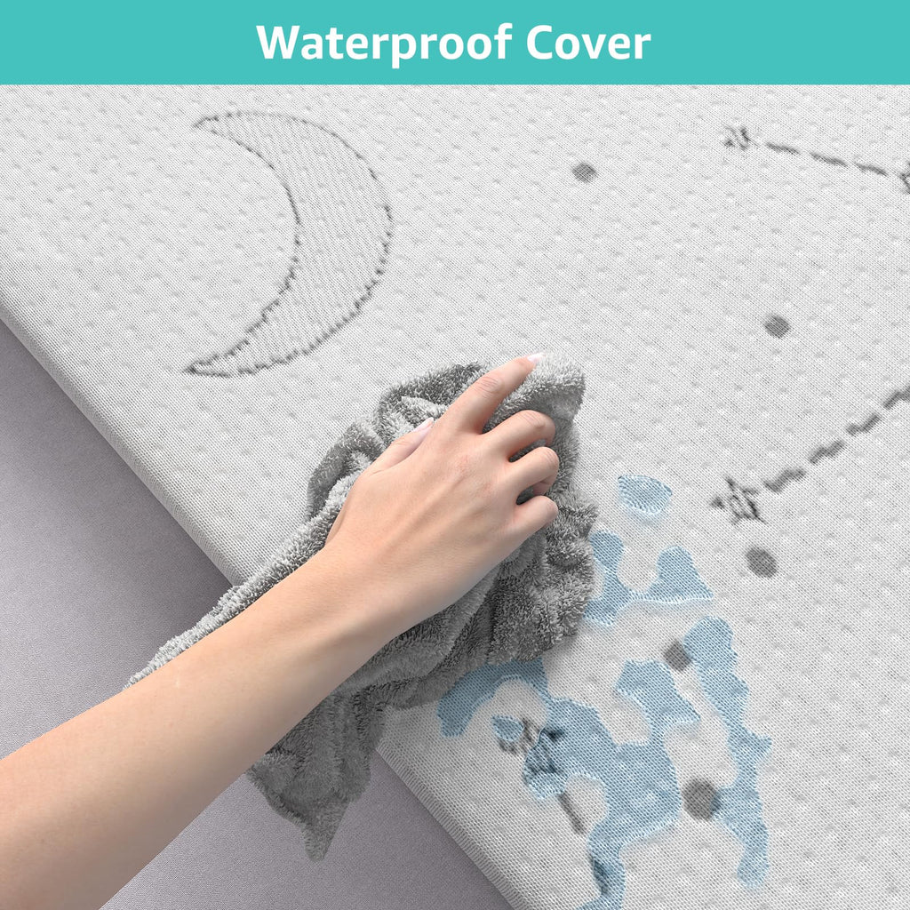 Organic Cotton Trifold Pack and Play Mattress Pad J6012