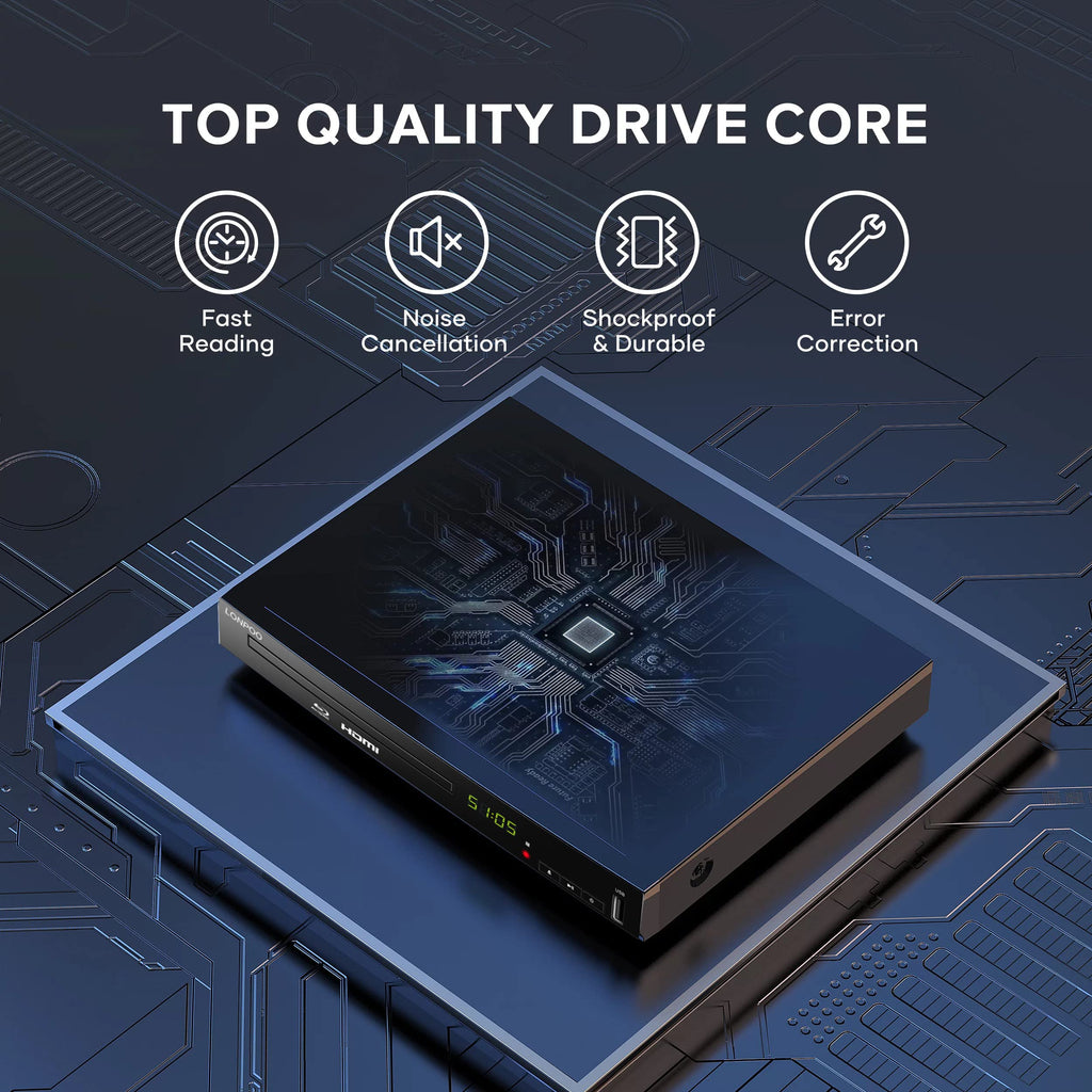 Full HD DVD Player HDMI with Dolby Digital TrueHD/DTS J43009